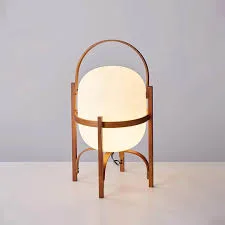Mid-Century Modern Lantern Table Lamp