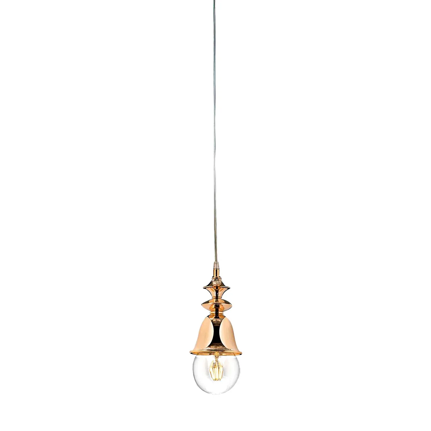 Marlene Polished Gold Metal Pendant Light