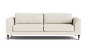 Dekayess Cream Modern Upholstered Sofa