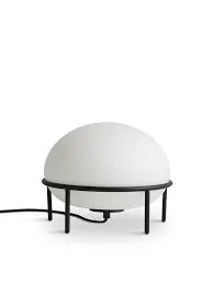 Round Glass Table Lamp