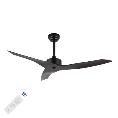 Aldrin Matte Black Iron Ceiling Fan