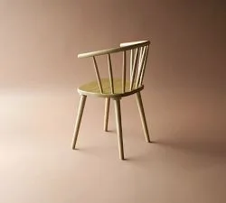 Zelda Natural Wood Dining Chair