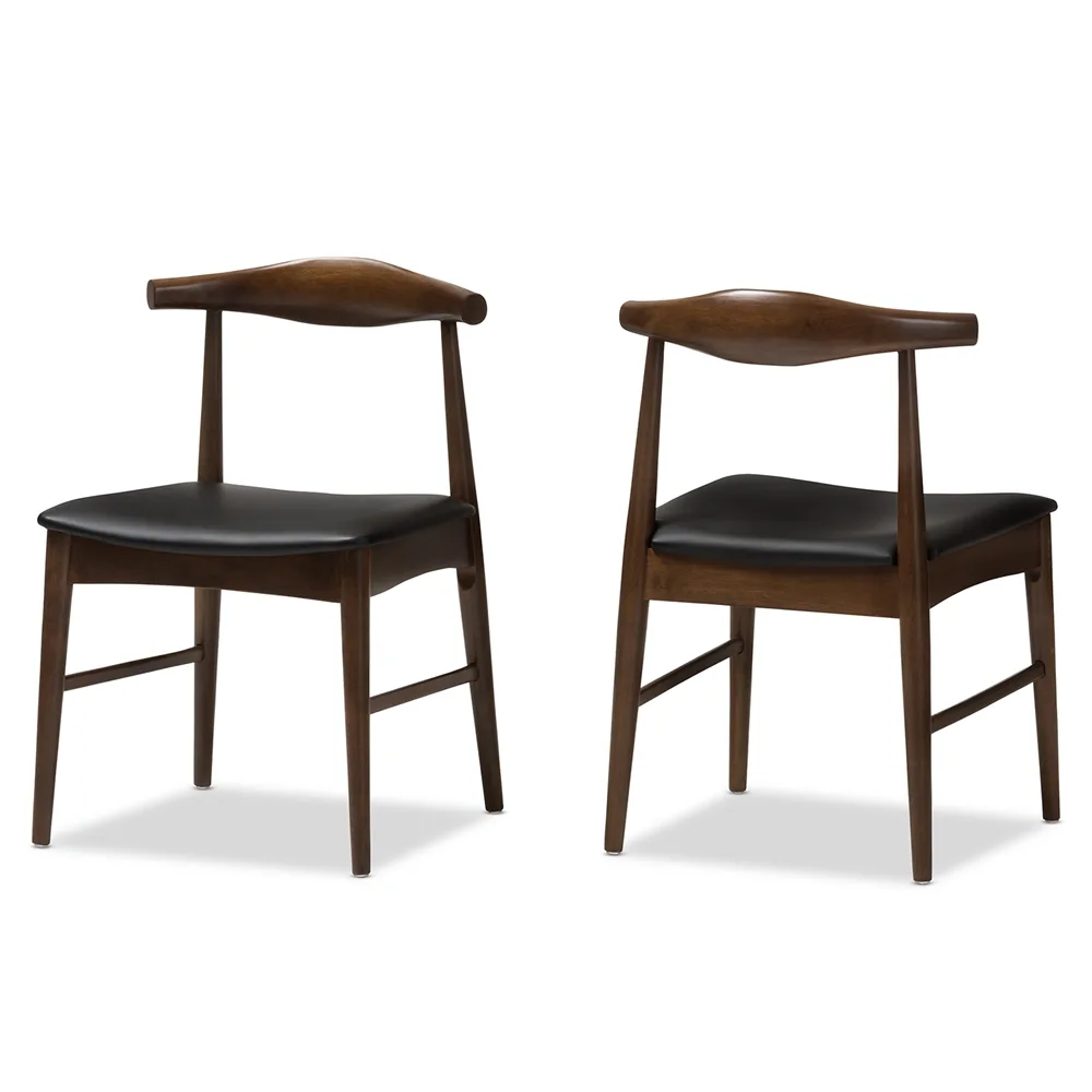 Mid-Century Modern Walnut Dining Chair