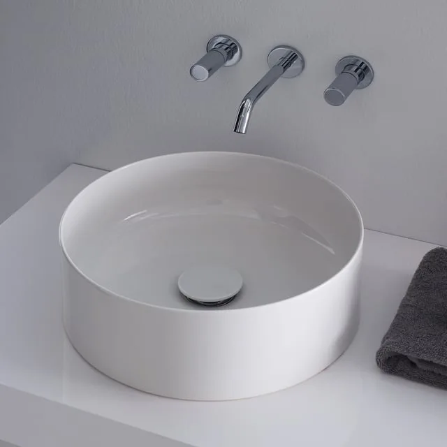 Kartell Laufen Round Ceramic Vessel Sink