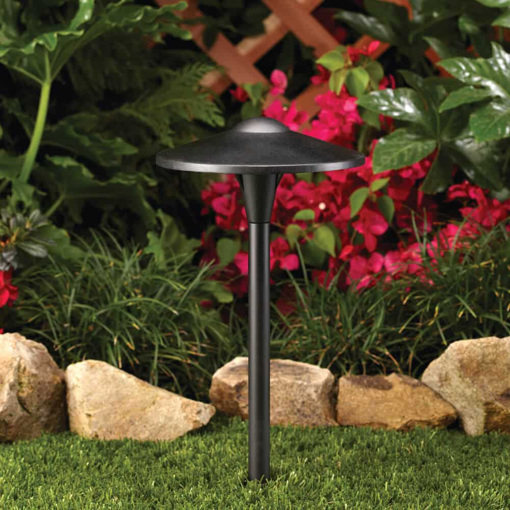 Vista Lighting Matte Black Metal Pathway Light