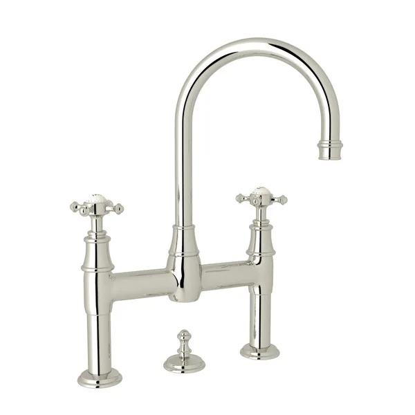 Traditional Polished Bridge Faucet