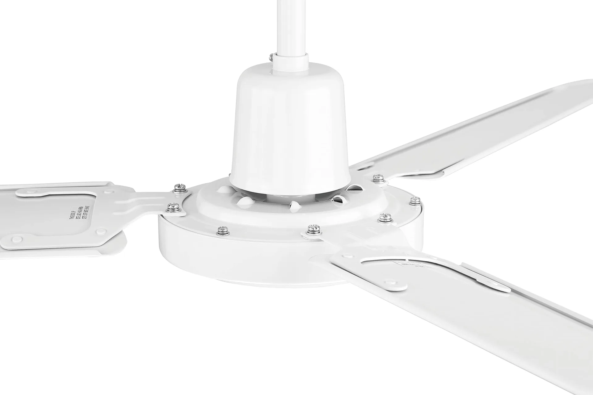 Craftmade Utility Industrial White Metal Ceiling Fan