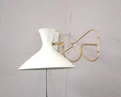 Mid-Century Modern Conical Wall Sconce