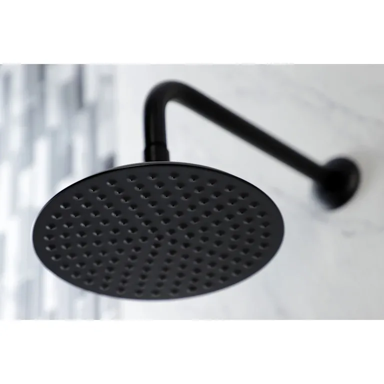 Matte Black Round Shower Head