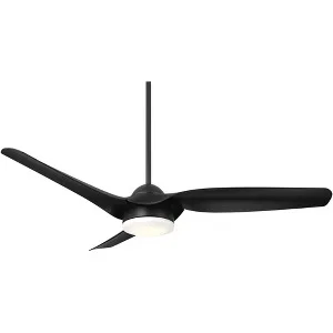 Sierra Matte Black Modern Ceiling Fan