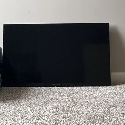 Insignia Flat Screen Television Black Rectangular Television