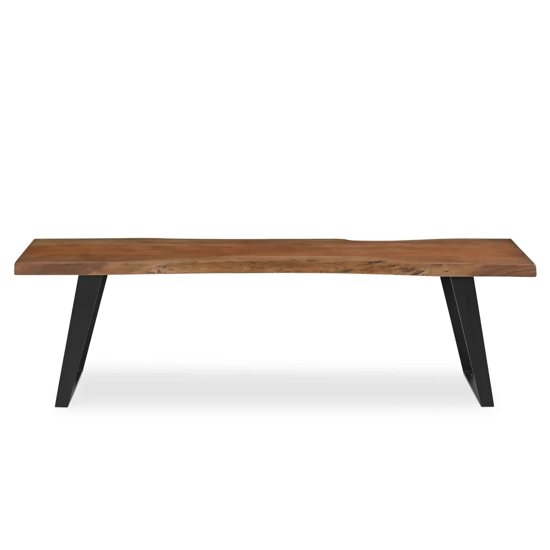 Live Edge Wooden Bench