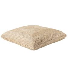 Saba Natural Square Floor Cushion