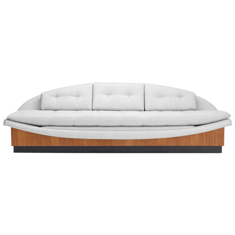 Adrian Pearsall Gondola Sofa Mid-Century Modern Curved Sofa