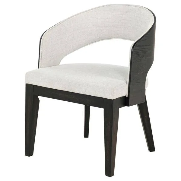 Cream Upholstered Dining Chair
