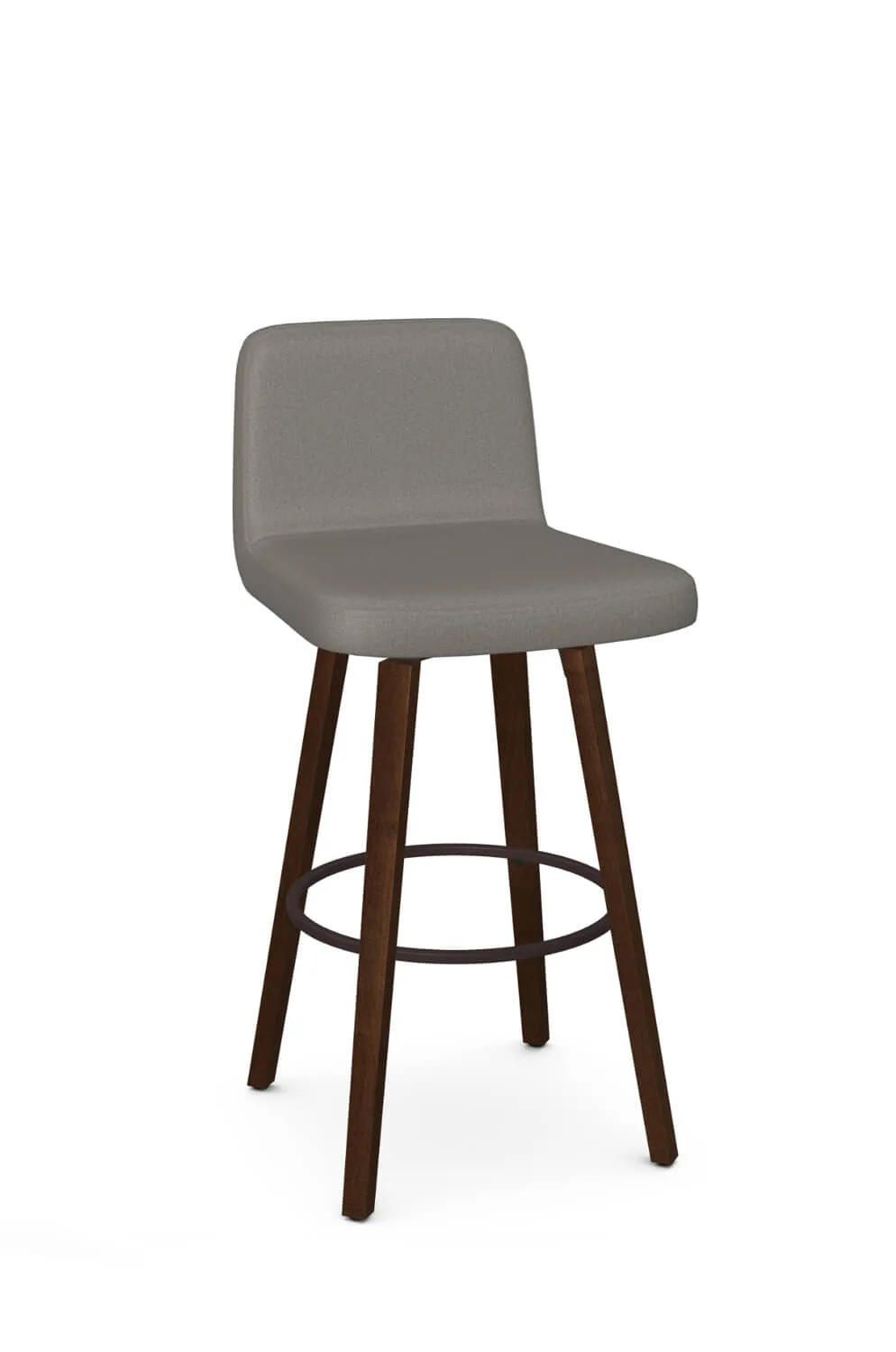Visconti Mid-Century Modern Wood Bar Stool