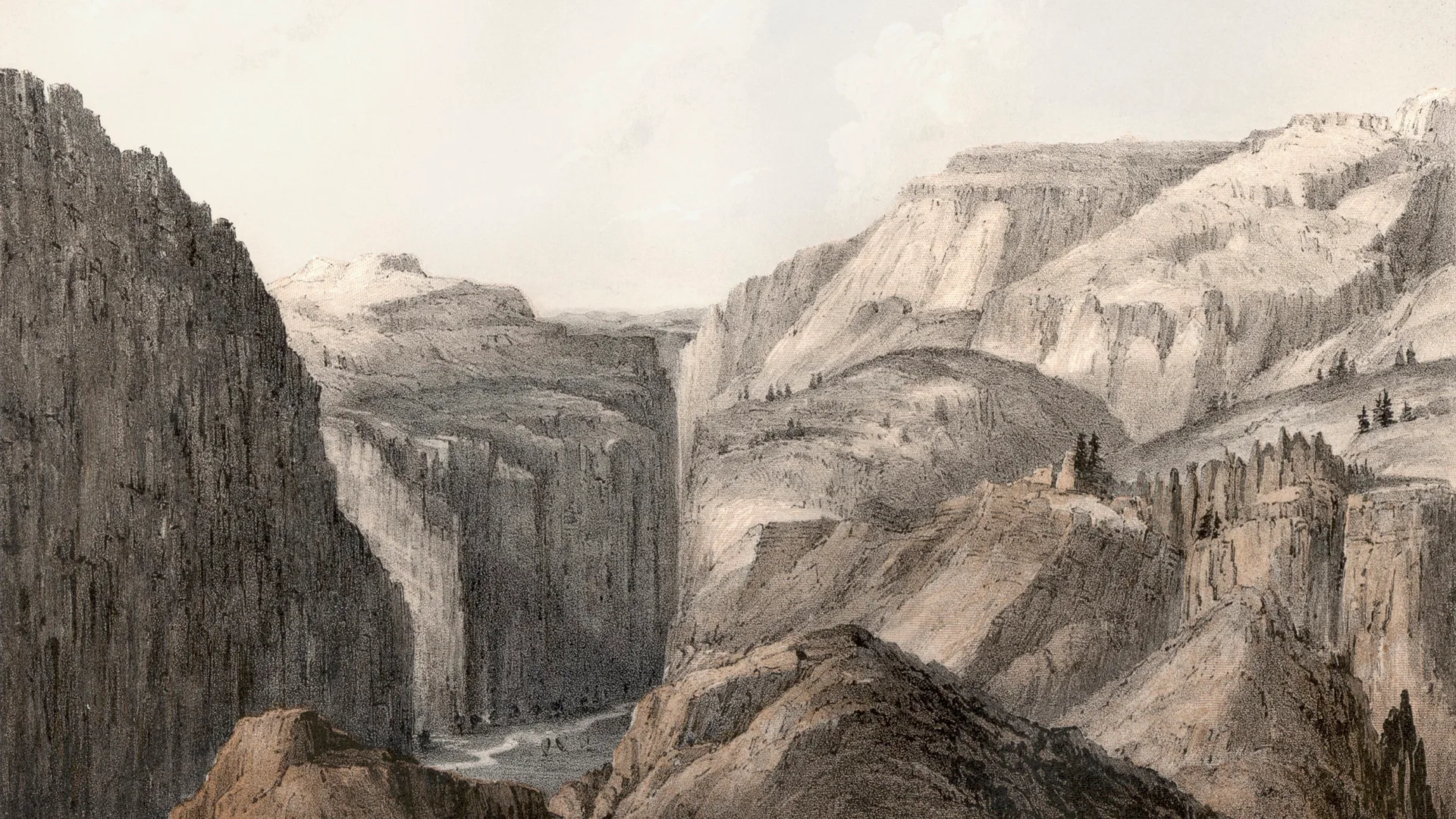 Vintage Black Canyon Framed Wall Art