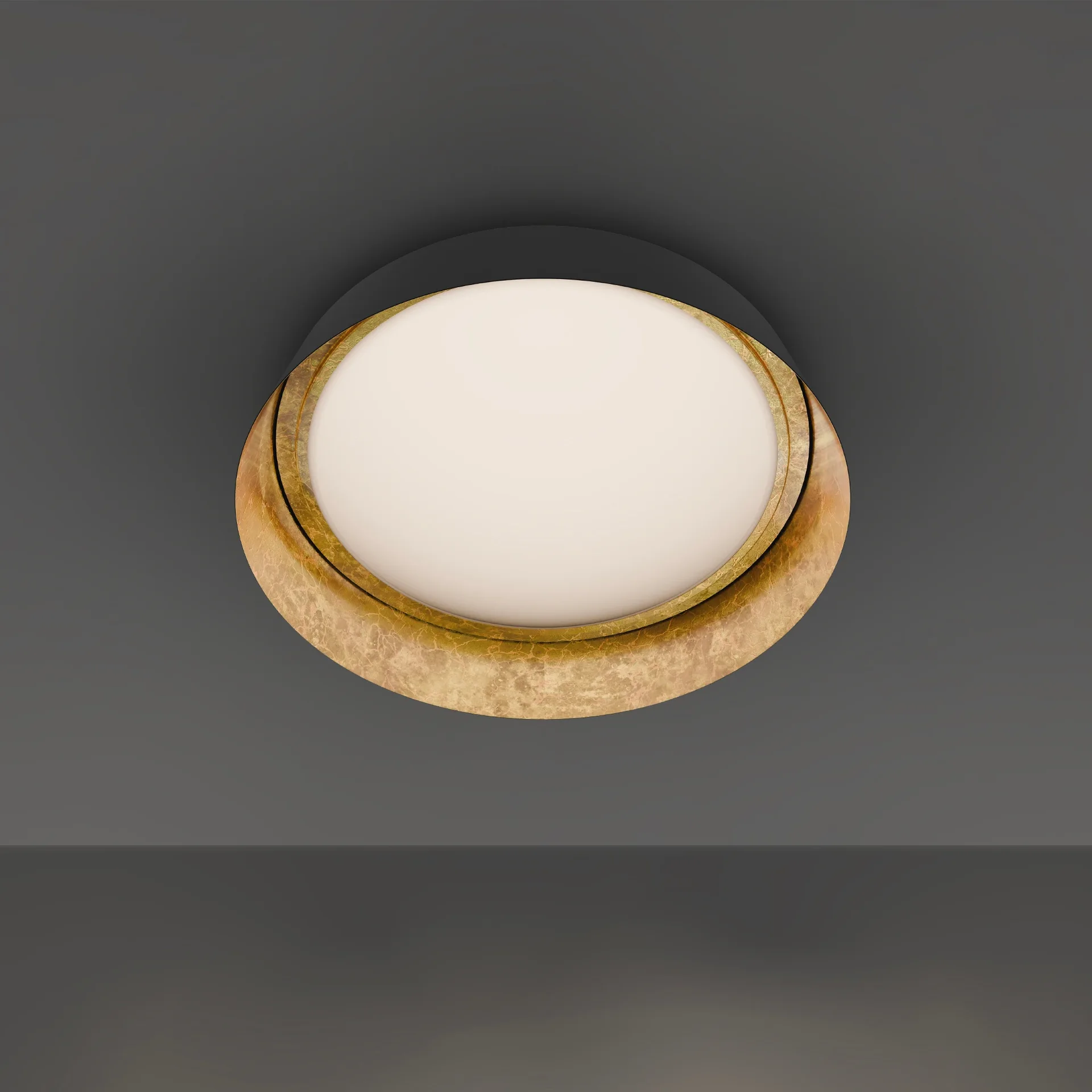 Gilt Round Ceiling Downlight in Gold