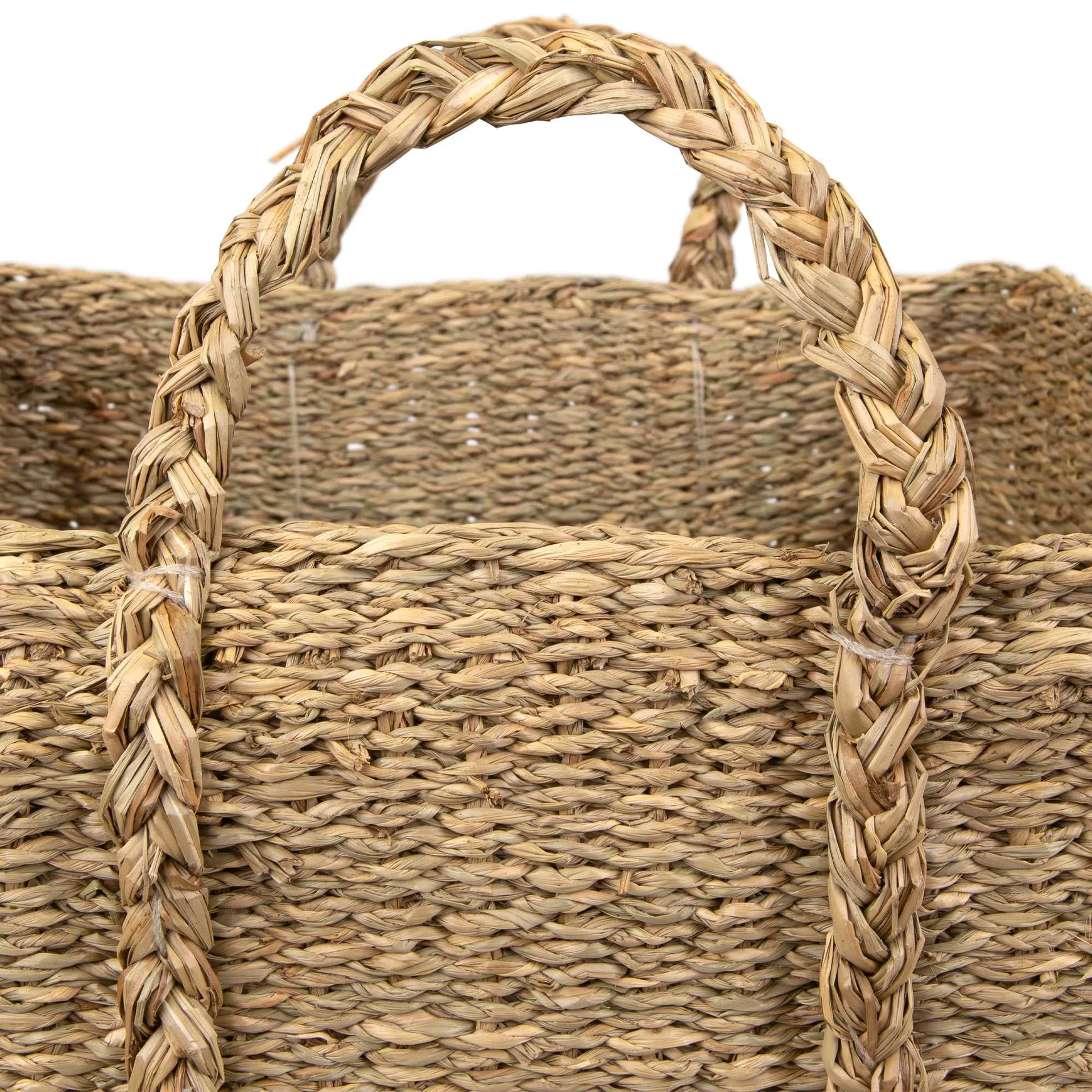 Rustic Square Woven Storage Basket