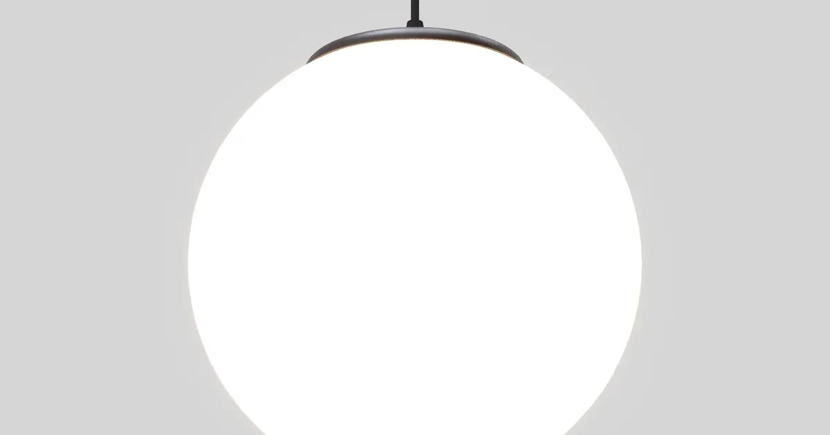 Pianeta Round Acrylic Pendant Light