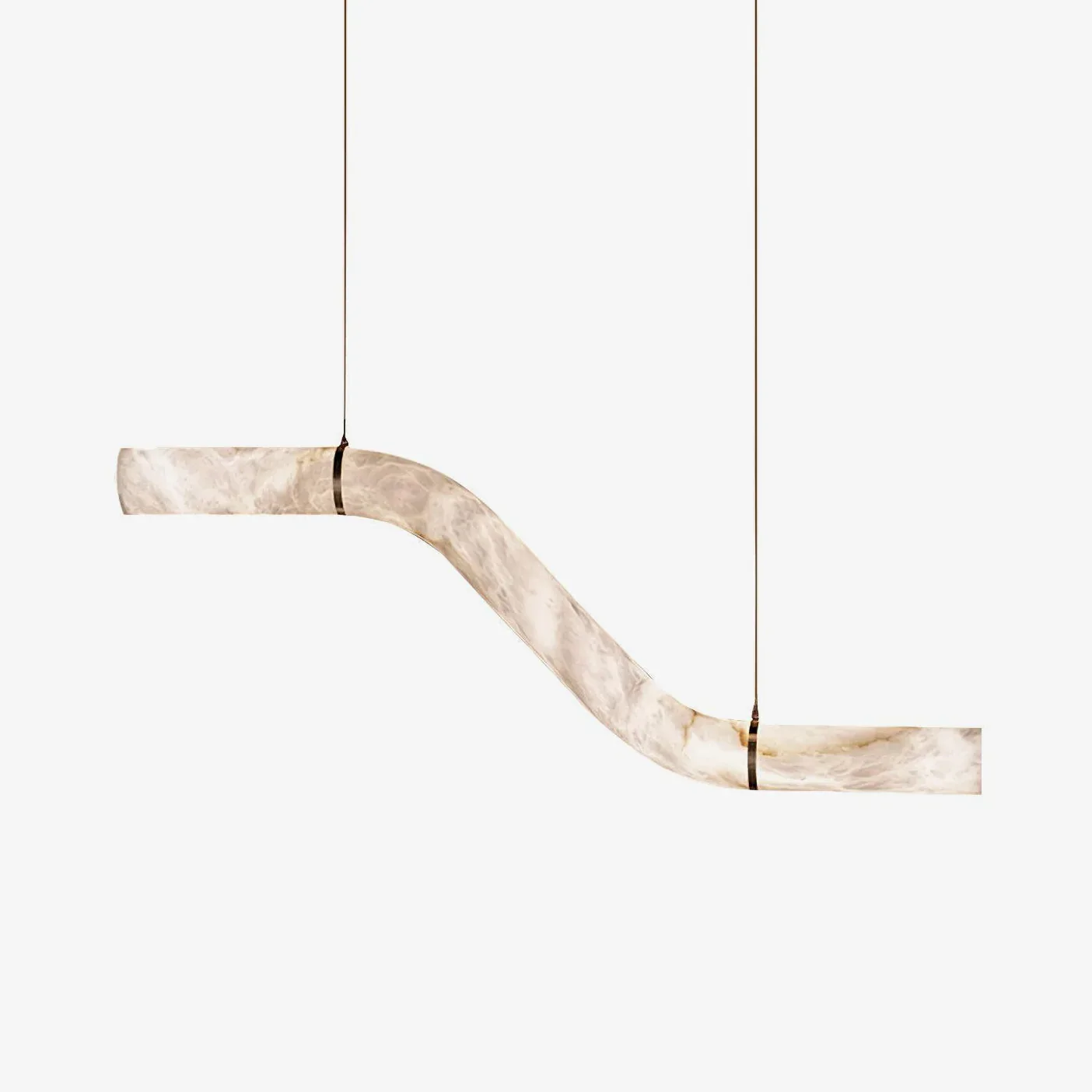 Linear Alabaster Pendant Light