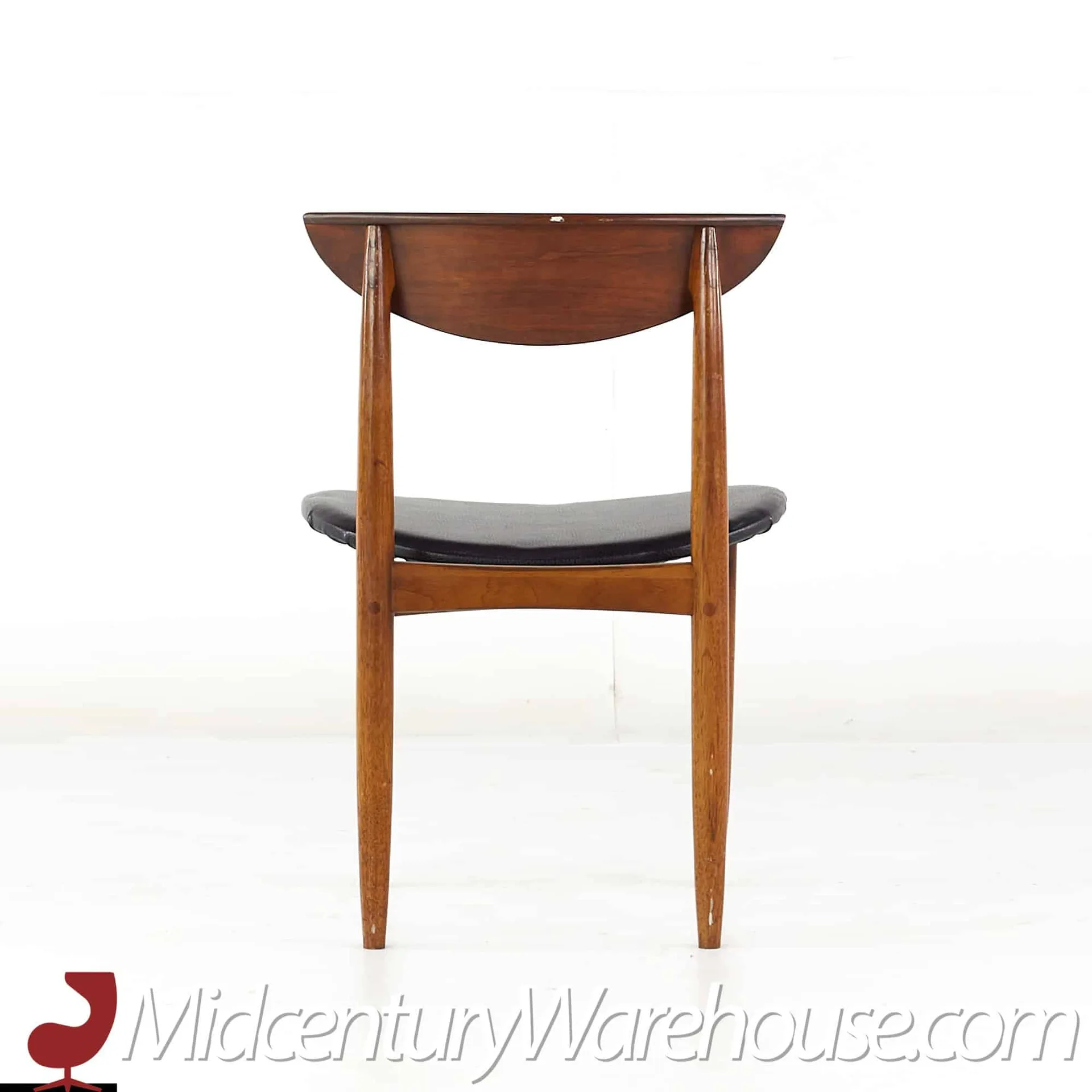 Lane Perception Mid-Century Modern Walnut Dining Chair