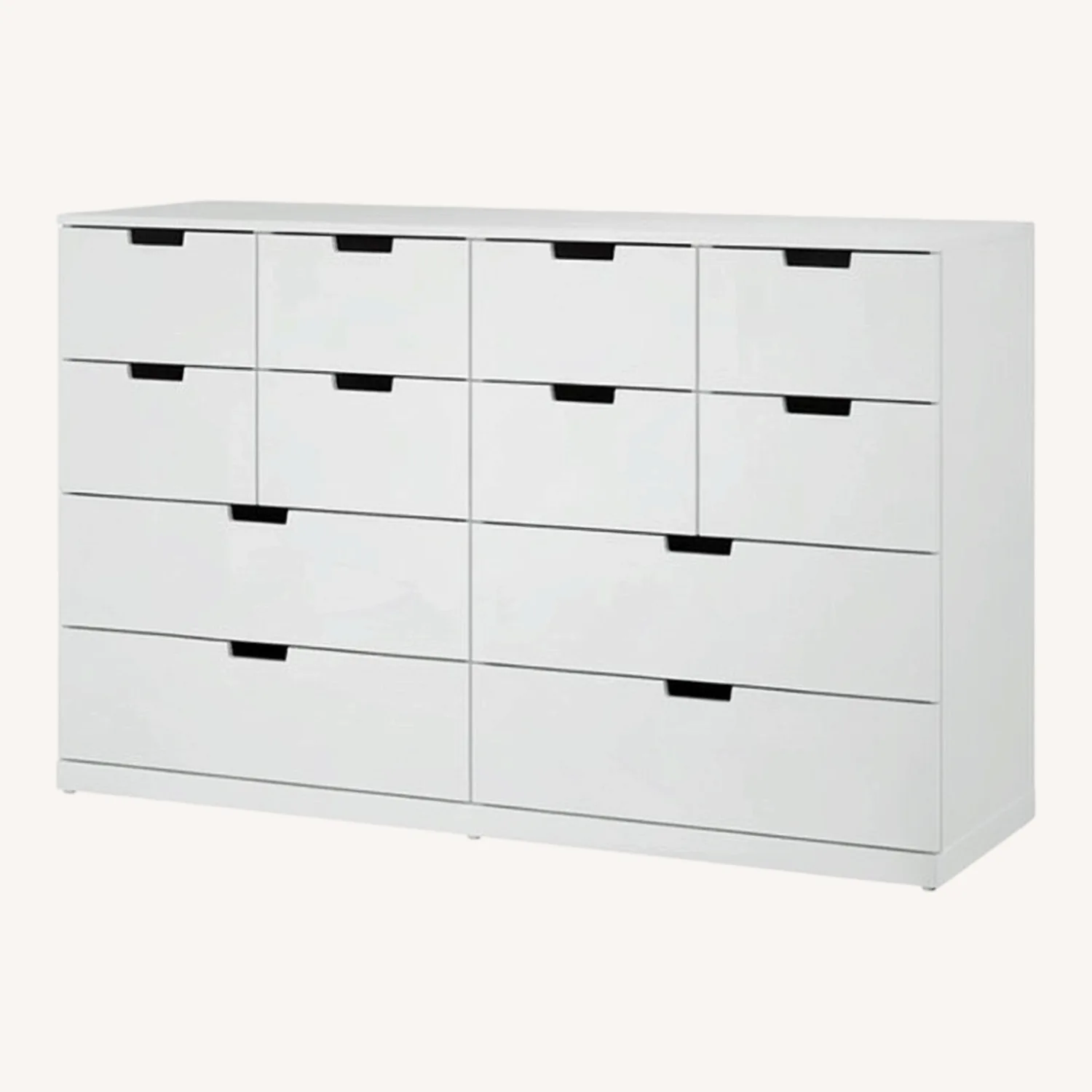 White Minimalist Chest Of Drawers