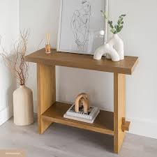 Virgo Minimalist Wood Console Table