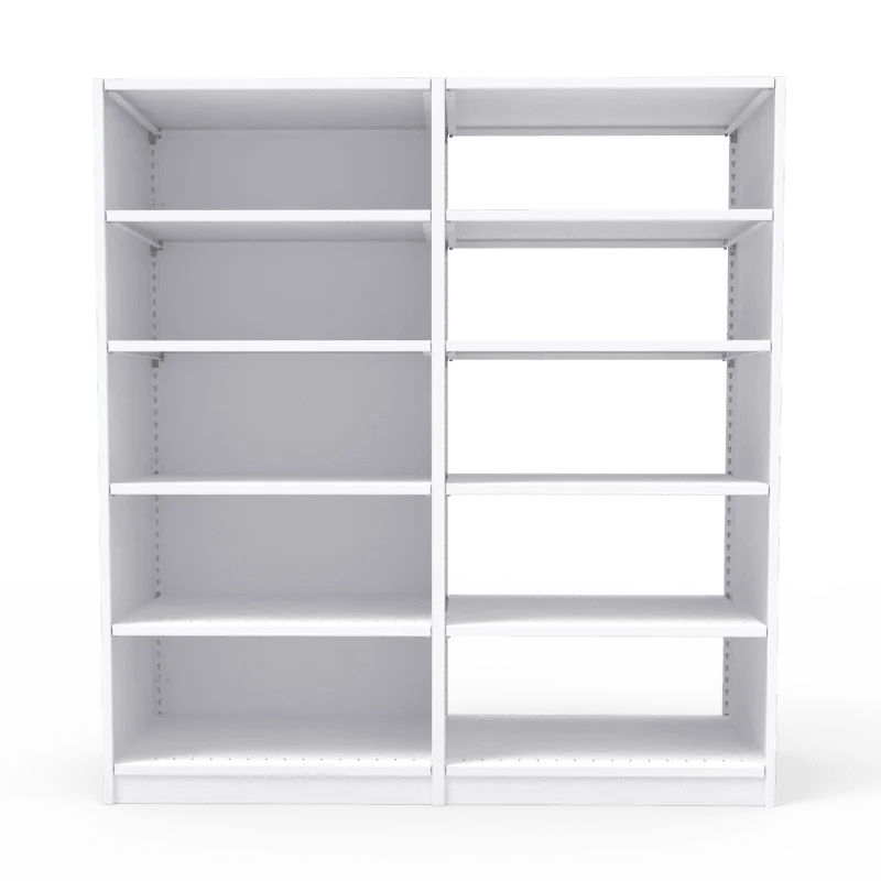 White Steel Modular Shelving Unit