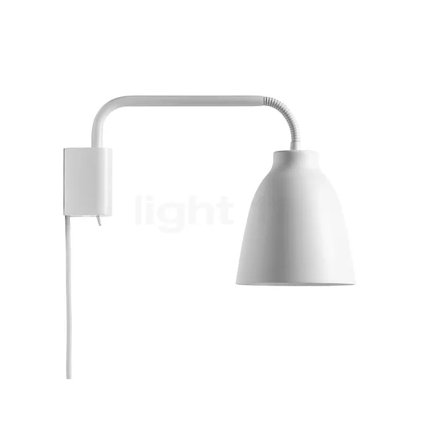 Fritz Hansen Caravaggio Matte White Metal Wall Sconce