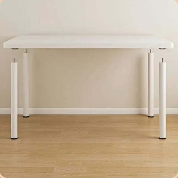 Minimalist White Rectangular Desk