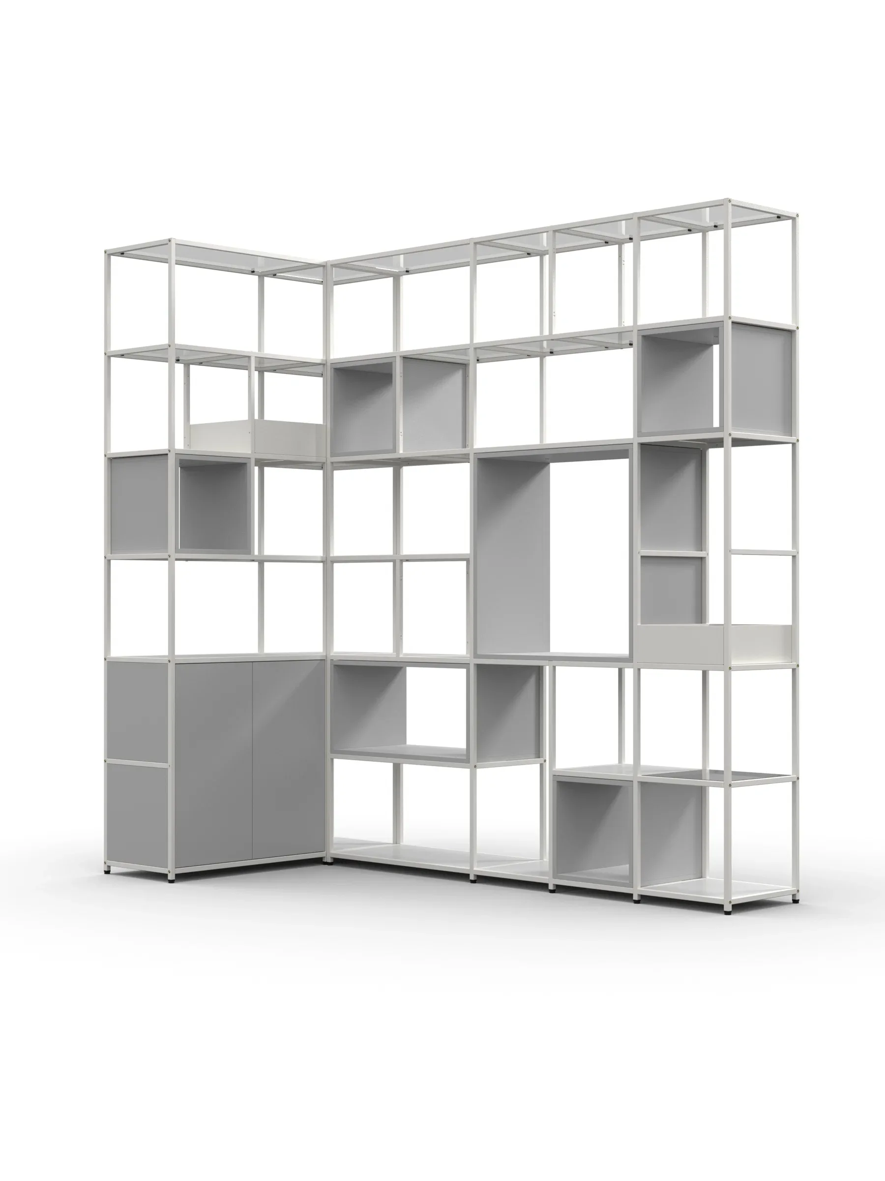 Brawby Modular Corner Open Shelving Unit