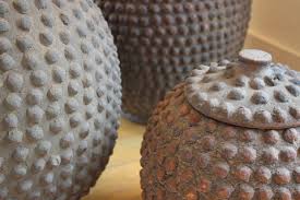 Antique African Decorative Spiked Jar