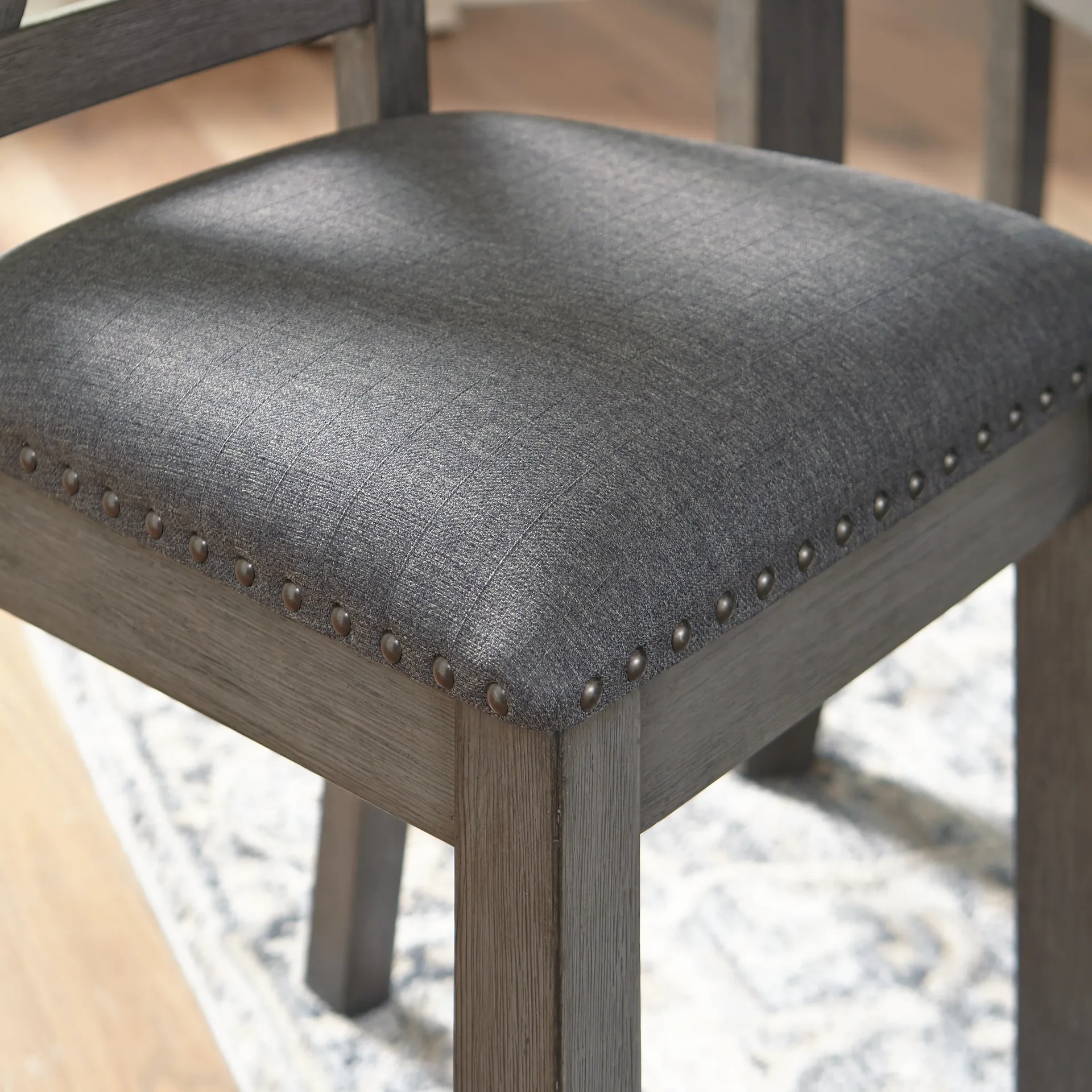Caitbrook Gray Upholstered Dining Chair