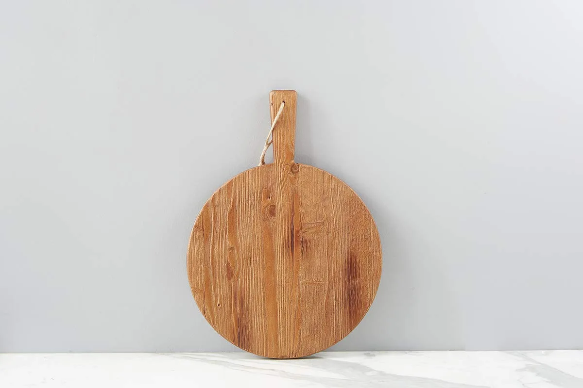 Round Wood Cutting Board