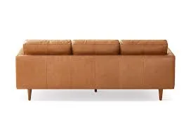 Grosseto Brown Leather Sofa