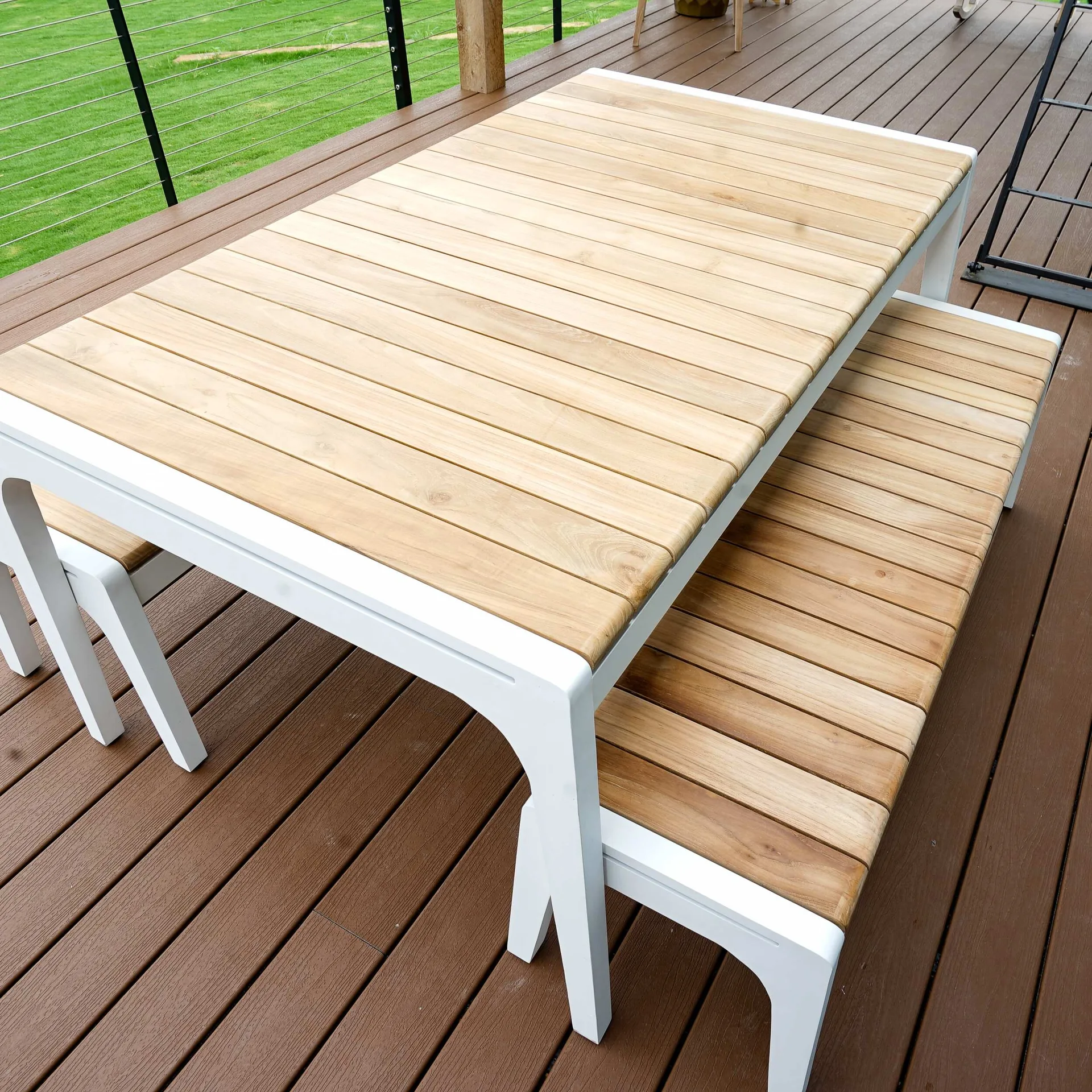Largo Rectangular Teak Outdoor Dining Table