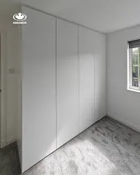 Minimalist White Wardrobe Cabinet