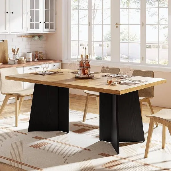 Rectangular Wood Dining Table