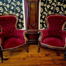 Victorian Tufted Velvet Armchair