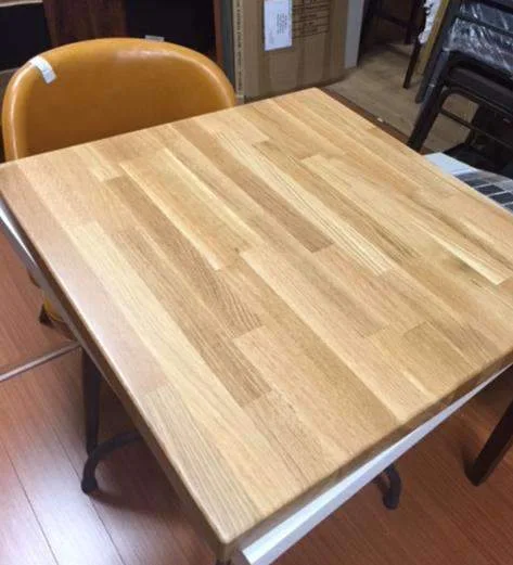 Square White Oak Dining Table
