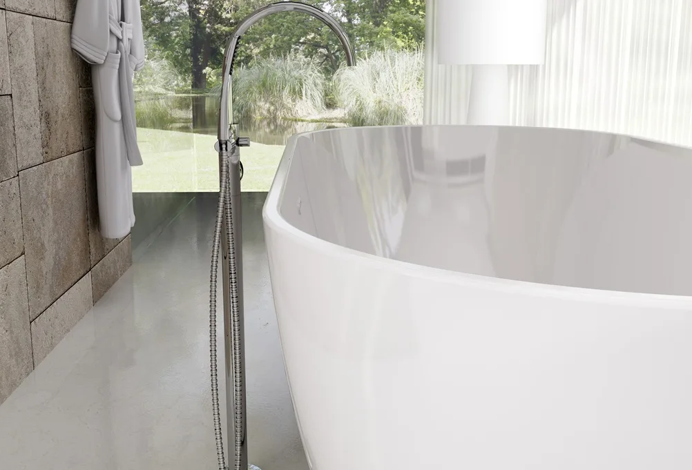 Freedom O Modern Oval Freestanding Bathtub