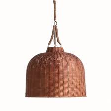 Woven Rattan Pendant Light