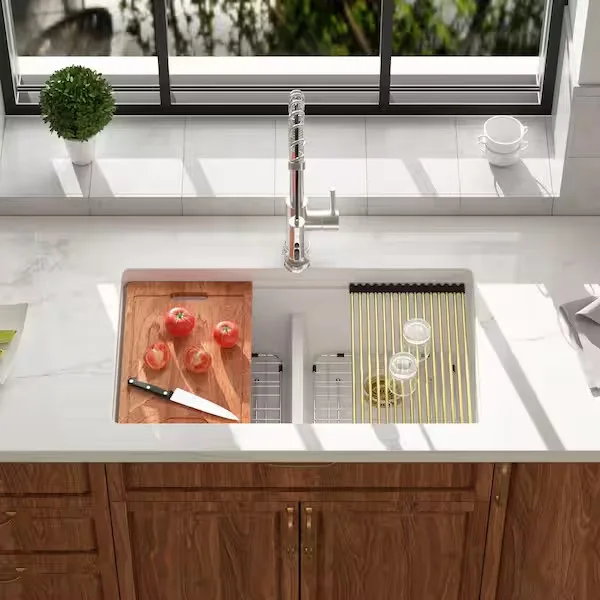White Undermount Kitchen Sink
