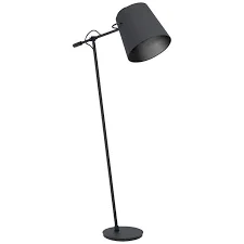Eglo Granadillos Matte Black Metal Floor Lamp