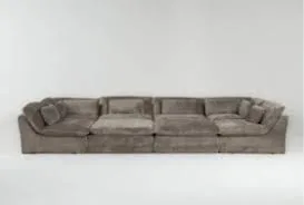 Limitless Gray Modular Sectional Sofa