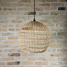 Natural Rattan Woven Pendant Light
