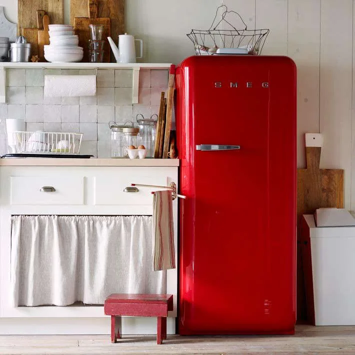 Smeg Red Retro Refrigerator