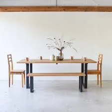 Industrial Rectangular Dining Table