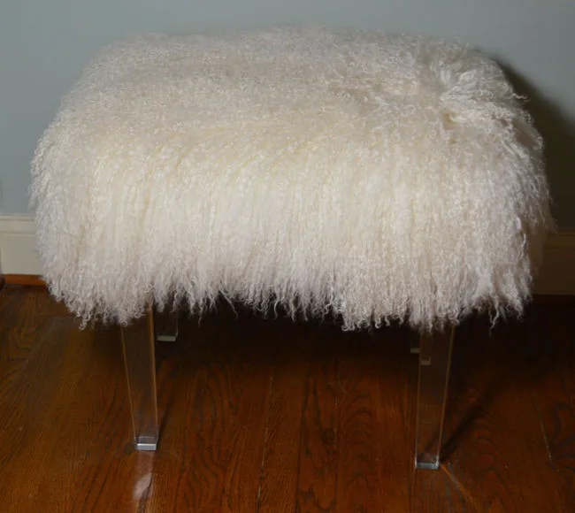 Sheepskin Stool